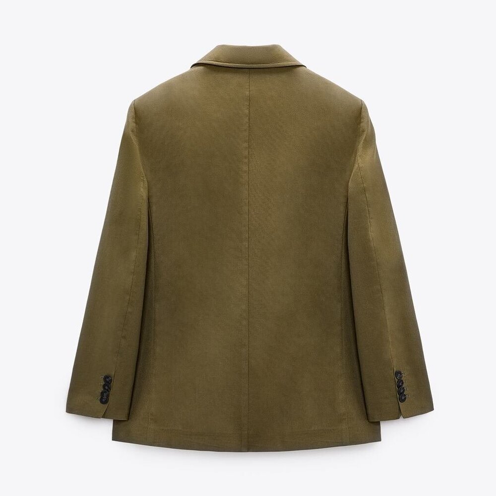 Zara Blazer with Patch Pockets - Picture 3 of 8